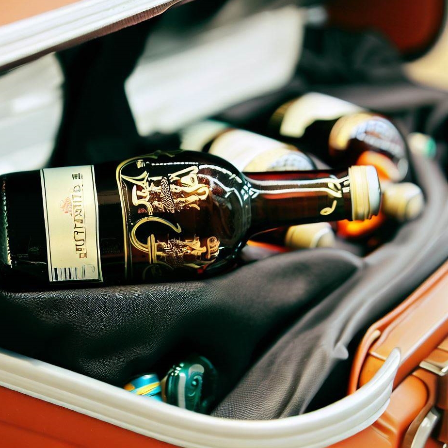 Dubaj - Alkohol w bagażu rejestrowanym