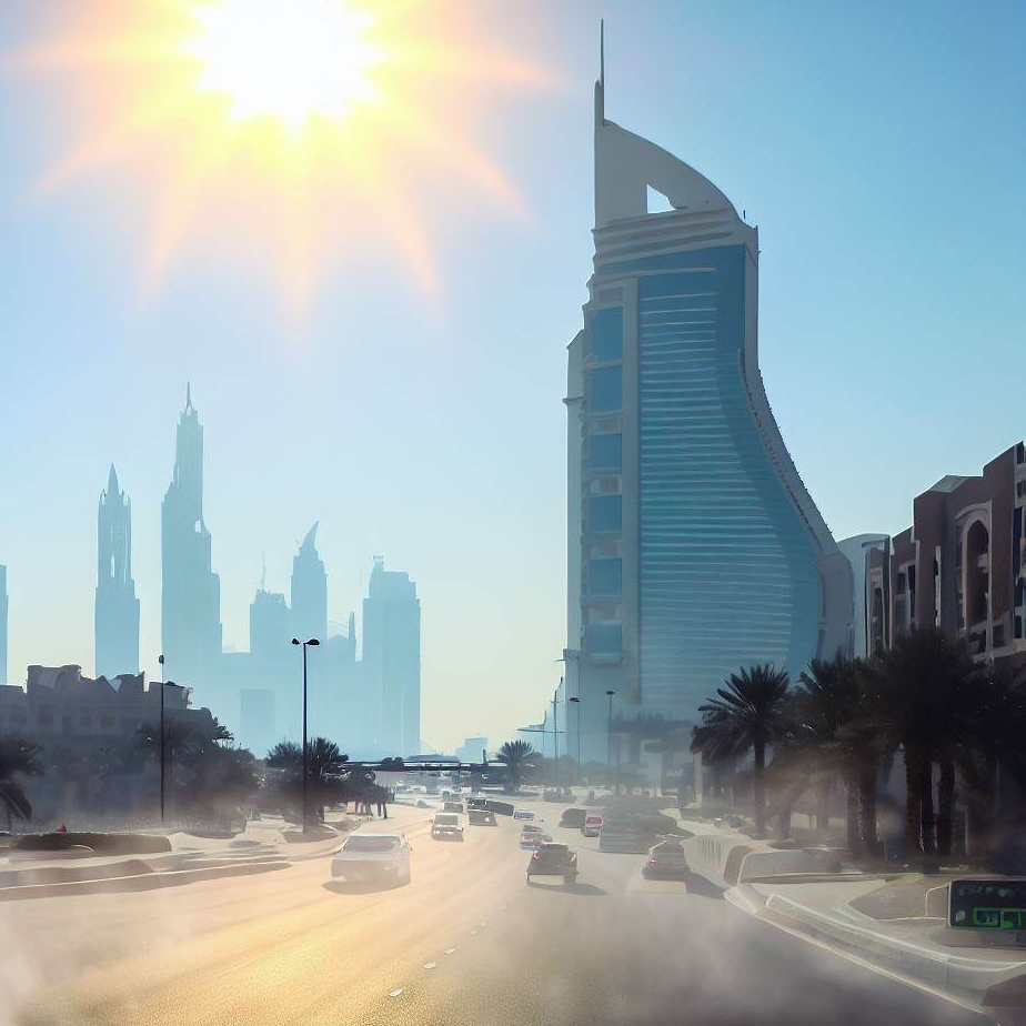 Dubaj - Temperatury w styczniu