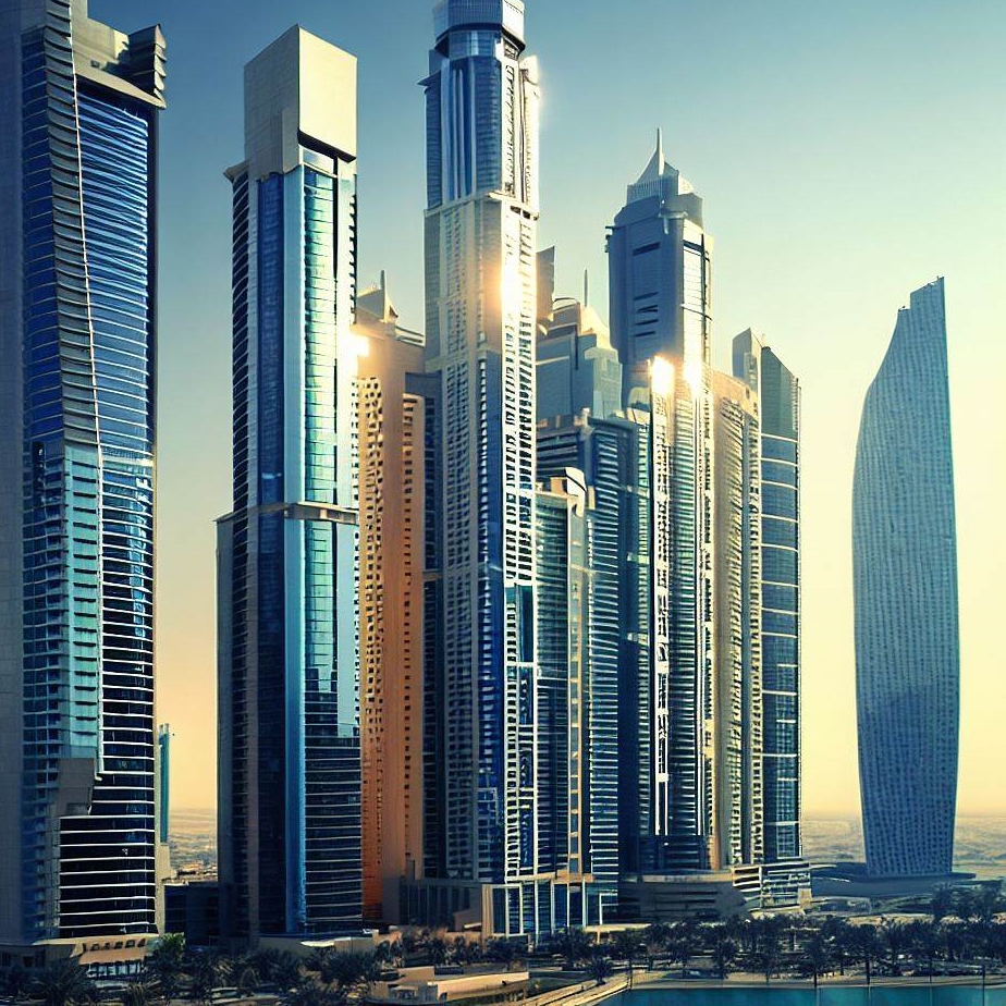 Dubaj - Wieżowce