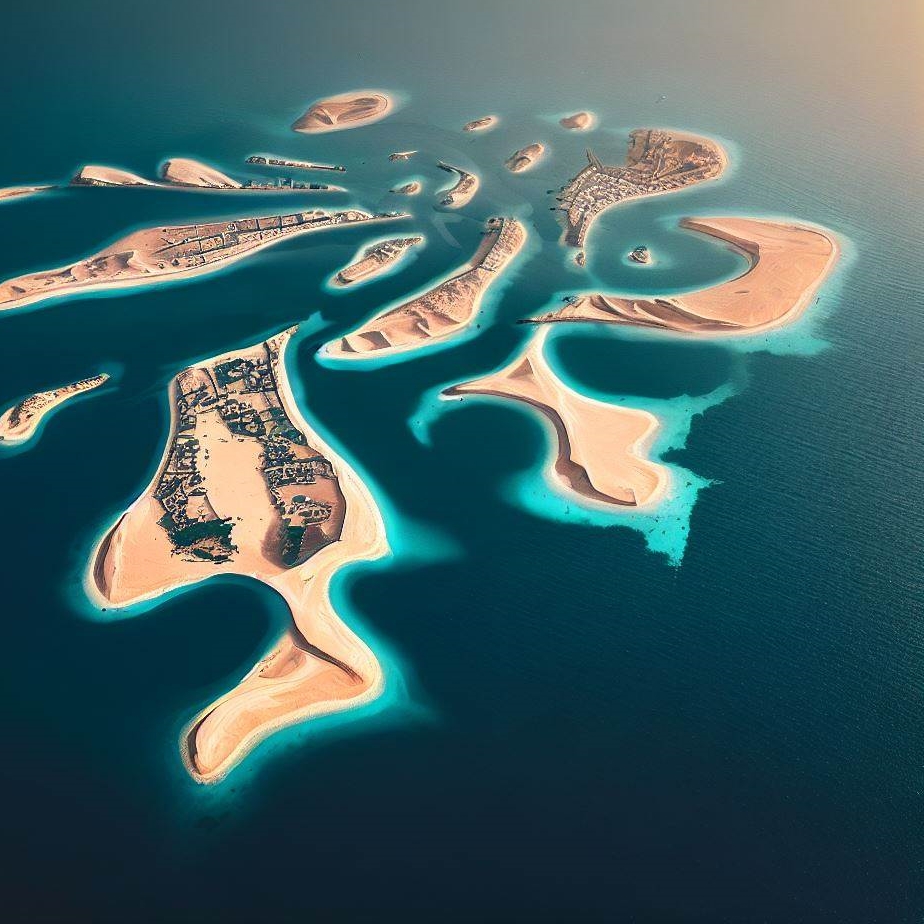 Dubaj - Wyspy w kształcie świata