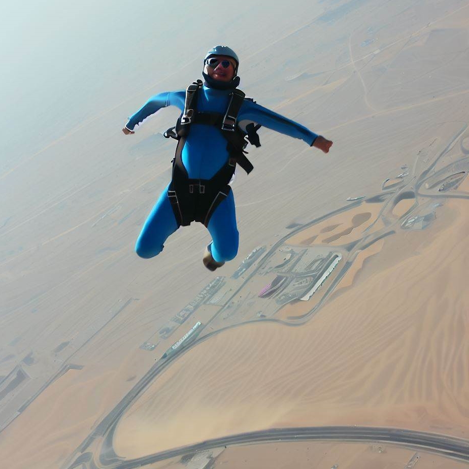 Dubaj – Skok ze spadochronem