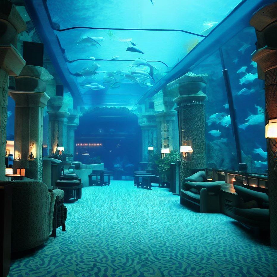 Hotel Atlantis Dubaj - Pokój pod wodą