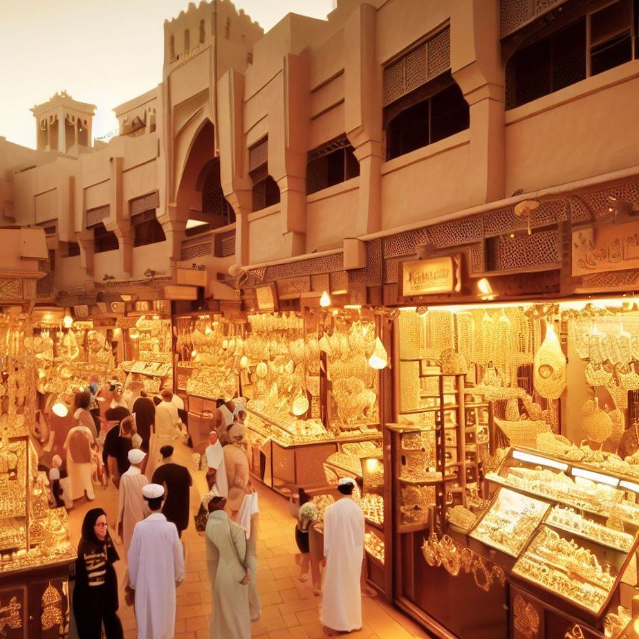 Targ złota w Dubaju